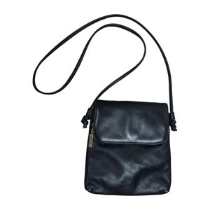 Giani Bernini Black Leather Crosdbody